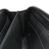Chanel Long Zip Wallet in Black Caviar Leather A13228