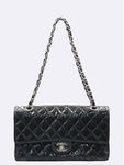 A01112 Classic Patent Medium M Size Flap Chain Shoulder Bag Chanel