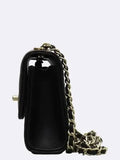 A81633 Black Lambskin Trend CC Gold Mini Cross Bag Chanel