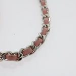Chanel Matelasse Chain Shoulder Bag Caviar Skin Wine Red CC Auth 59605A