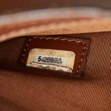 Chanel logo toast bag brown leather ladies Chanel toast bag