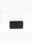 19 flap medium wallet lambskin black gold plated 30th unit AP0953 Chanel