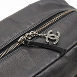 Chanel Luxury Line Coco Shoulder Bag Semi-Shoulder Mini Boston Bag Black Black Silver Gold A32919
