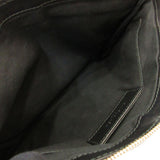 balenciaga Denim Canvas Leather Clutch Bag