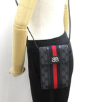 balenciaga balenciaga  GUCCI Pochette Hacker Project Shoulder Bag  Canvas  Black 680130