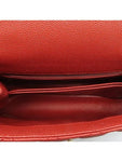A92990 Red Caviar Coco Handle Small Gold Plated Flap Lizard Burgundy Cross Strap 2WAY Chanel