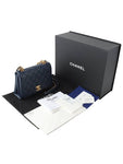 AS2639 Triple Pearl Chain Turnlock Flap Shoulder Bag Department Store Invoice 33802 Chanel