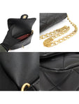 AS4231 Black Lambskin CC Logo Small Flap Chain Shoulder Bag Chanel