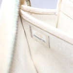 Chanel Long Wallet Caviar Skin White CC Auth 65288