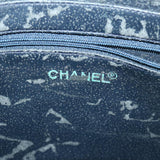 Chanel Matelasse Chain Shoulder Bag Leather Navy CC Auth 65588