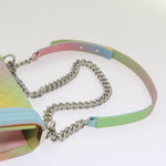 Chanel Matelasse Boy  Shoulder Bag Caviar Skin Multicolor CC Auth 66965S
