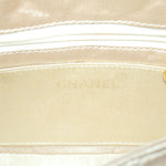 Chanel Matelasse Chain Shoulder Bag Satin Gold CC Auth 67057A