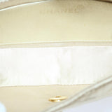 Chanel Matelasse Chain Shoulder Bag Satin Gold CC Auth 67057A