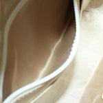 Chanel Matelasse Chain Shoulder Bag Satin Gold CC Auth 67057A