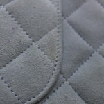 Chanel Matelasse Chain Shoulder Bag Suede Light Blue CC Auth 69060A