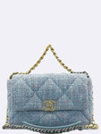 AS1161 Tweed Nineteen 19 Large Flap Shoulder Bag Chanel