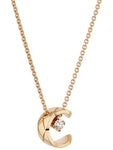 18K Coco Crush Diamond Necklace Gold Chanel