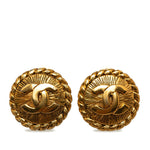 Chanel Logo Earrings G   Chanel
