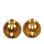 Chanel Logo Earrings G   Chanel