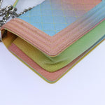 Chanel Matelasse Boy  Chain Shoulder Bag Leather Rainbow CC Auth 71579S