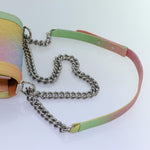 Chanel Matelasse Boy  Chain Shoulder Bag Leather Rainbow CC Auth 71579S