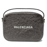 balenciaga Camera Bag XS 2WAY Calf Metallic Gray 608653