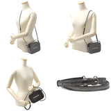 balenciaga Camera Bag XS 2WAY Calf Metallic Gray 608653