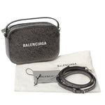 balenciaga Camera Bag XS 2WAY Calf Metallic Gray 608653