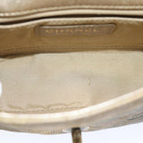 Chanel Matelasse Chain Shoulder Bag Coated Canvas Gold CC Auth 73654A
