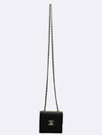 A81633 Black Lambskin Trend CC Gold Mini Cross Bag Chanel