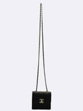 A81633 Black Lambskin Trend CC Gold Mini Cross Bag Chanel