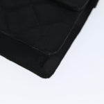 Chanel Matelasse Chain Shoulder Bag Satin Paris limited Black CC Auth 74757A