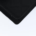 Chanel Matelasse Chain Shoulder Bag Satin Paris limited Black CC Auth 74757A