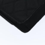 Chanel Matelasse Chain Shoulder Bag Satin Paris limited Black CC Auth 74757A