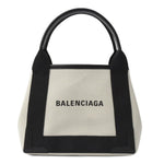 balenciaga Canvas Navy Cabas XS Handbag