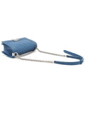 A67086 Blue Caviar Silver Boy Medium Flap Shoulder Bag No 29 Chanel