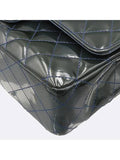 A01112 Classic Patent Medium M Size Flap Chain Shoulder Bag Chanel