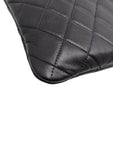 AP3749 Crystal Star Logo Black Lambskin Small Pouch Bag Chanel