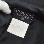 Chanel Long Skirt Black 95A #38