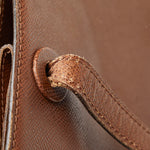Chanel logo toast bag brown leather ladies Chanel toast bag