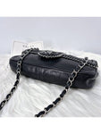 Around Flap Chain Shoulder Bag Black Chanel