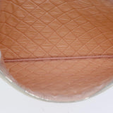 Chanel Matelasse Clutch Bag Canvas Ivory CC Auth 82075
