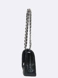 A01112 Classic Patent Medium M Size Flap Chain Shoulder Bag Chanel