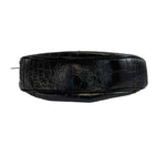 balenciaga - XS Shoulder Bag Crocodile Embossed Black Studded Shoulder Bag NEW