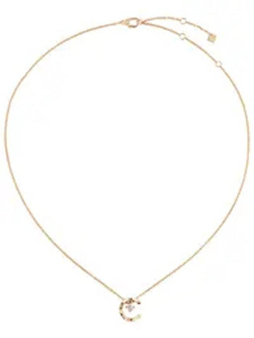 18K Coco Crush Diamond Necklace Yellow Gold Chanel