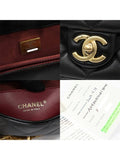 AS4231 Black Lambskin CC Logo Small Flap Chain Shoulder Bag Chanel