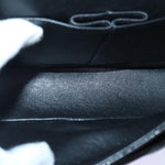 Chanel Matelasse Chain Shoulder Bag Leather Black Gold CC Auth 88183