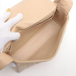 Chanel Mademoiselle Shoulder Bag in Lambskin Beige