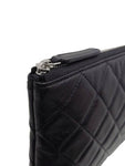 AP3749 Crystal Star Logo Black Lambskin Small Pouch Bag Chanel