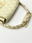 11th Yellow Big CC Quilted Weave Shoulder Crossbag 2VCHB30763 Chanel